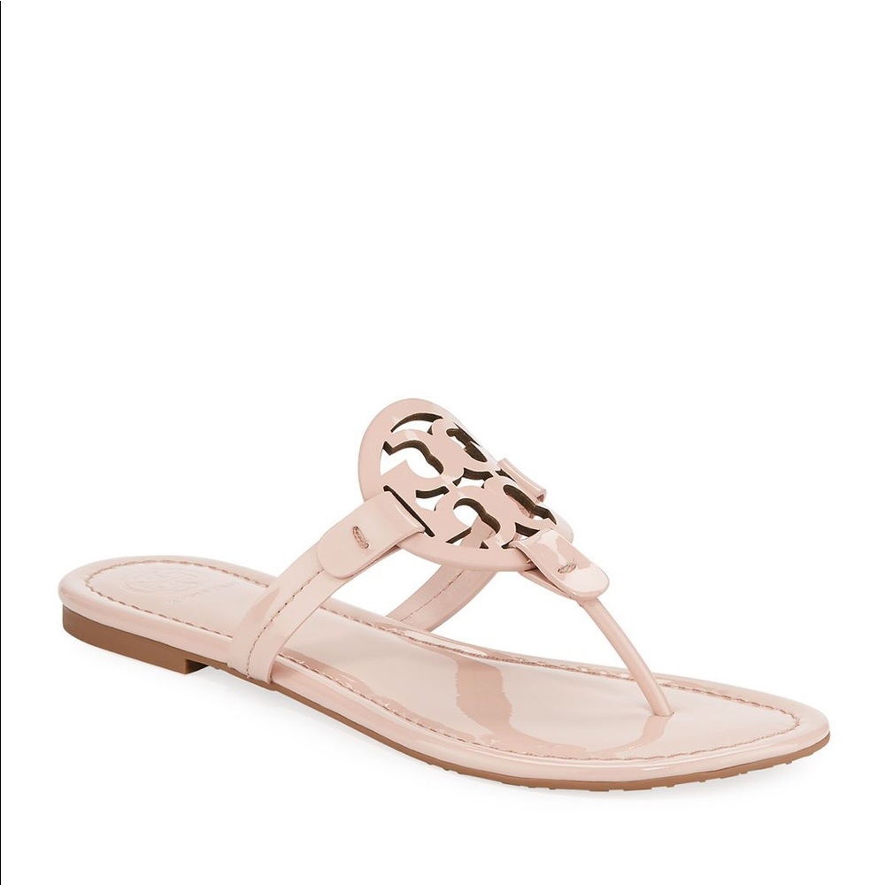 NEW Tory Burch Miller Leather Sandals - Picture 3 of 13